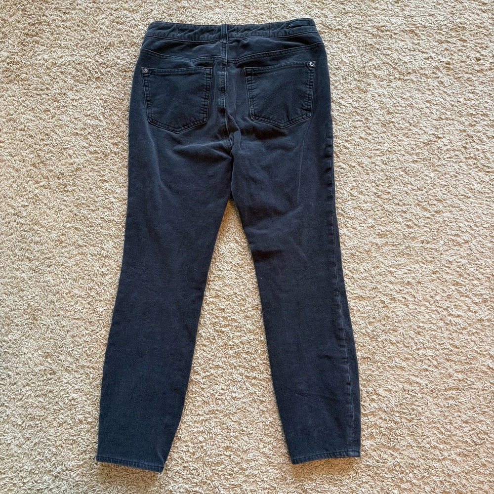 Pilcro And The Letterpress High Rise Skinny Corduroy Pants Womens 28x24 Gray - Picture 2 of 11